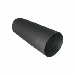 füstcső matt fekete 150mmx1000mm 1,5mm