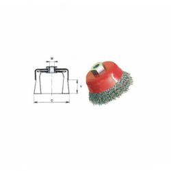 drótkorong fazék  ¤ 65/m14 inox