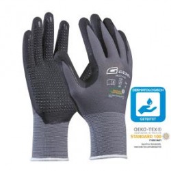 gebol védőkesztyű pöttyös   8 szürke 709276 multiflex