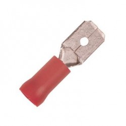 hm lapos csatlakozó piros 0,5-1,5mm2 20db/cs r363