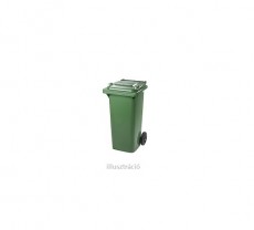 hulladéktároló kerekes 120l zöld