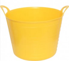 sitesafe műanyag vödör 75l sárga ssf5123040k