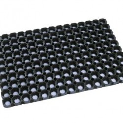 astra gumiszőnyeg domino 40x60  kültéri 324 15-schwarz