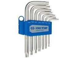 king tony imbuszkulcs készlet 7részes t10-t40 torx 20307pr