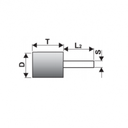 csapos korong  ¤  25x25-6 7a 60 carborundum