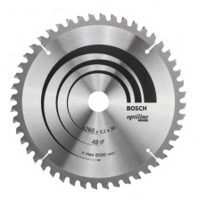bosch körfűrészlap opti¤260x3,2/2,2x30 2608641202 48f