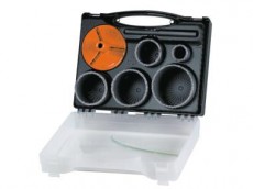 wolfcraft lyukfűrész készlet 7 részes keményfém 3464000