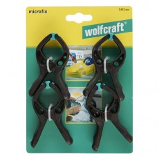 wolfcraft rugós szorító készlet 4db-os 3432000