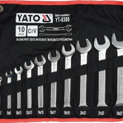 yato villáskulcs készlet  10 részes 6-27 yt-0380