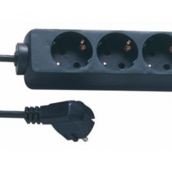 bat elosztó 1,4m/3-as fekete 1076011
