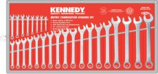 kennedy csillag-villáskulcs készlet 6-32mm ken5822910k