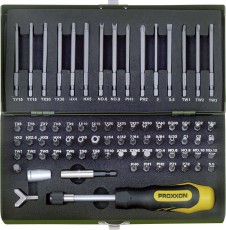 proxxon 23107 bit készlet 75 részes 1/4