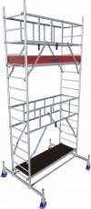 krause létra állvány guruló 2x0,7m protec 940124 munkamag.5,3m