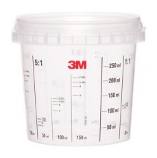 3m festékkeverő edény+tető 365ml 50402