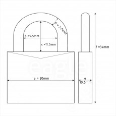 abus lakat 727ti/20b 564222