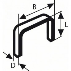 bosch tűzőkapocs 5311,4x0,74x1 2609255823