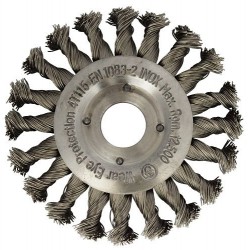 drótkorong egyenes ¤125 inox sodrott