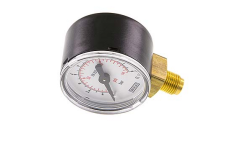 manométeróra ng40 0- 10bar glicerines alsó 1/8