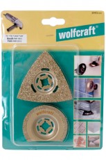wolfcraft vibrációs fűrészhez gyémántfej kő/csempe 3993000