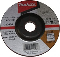 makita tisztítókorong 125x6,0 a-80656 inox