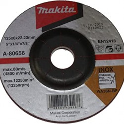 makita tisztítókorong 125x6,0 a-80656 inox