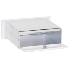 postaláda fehér beépíthető 36x12x24-40