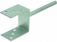 oszloptartó u 60-140 állítható, betonozható 05236