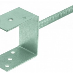 oszloptartó u 60-140 állítható, betonozható 05236