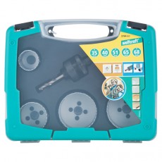 wolfcraft körkivágó készlet kofferben 6 részes 3764000