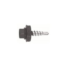 önfúró hatlapfejű csavar fémhez fűző 4,8x 19 06205, epdm alátéttel ral-7016 antr.szürke