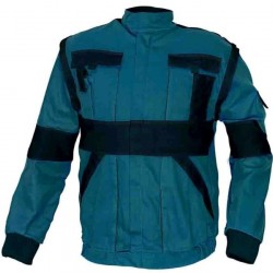 cerva munkavédelmi kabát max/54 zöld-fekete