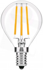 avide led izzó filament globe mini 4w e14 360° 380 lumen ww2700k