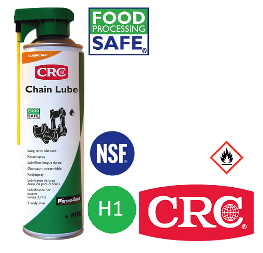 crc chain lube lánckenő spray 500ml 33236 élelmiszeripari minősítéssel