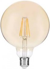 avide led izzó filament globe mini 8w e27 360° g95 lumen nw2700k