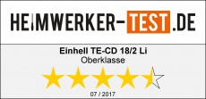 einhell akkus csavarozó szett te-cd 18/2li kit 2akksival (4513830)