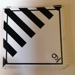 munkavédelmi matrica önt. 100x100 adr/rid/adn bárca 9 osztály