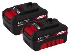 einhell akkucsomag 2db/cs pxc twinpack 4,0ah (4511489)