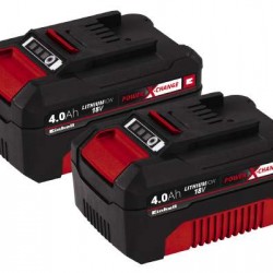 einhell akkucsomag 2db/cs pxc twinpack 4,0ah (4511489)