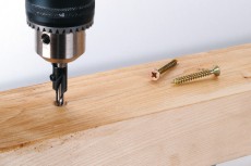 wolfcraft előfúró süllyesztővel 2498000 ¤3,2mm/12mm
