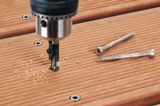 wolfcraft előfúró süllyesztővel 2498000 ¤3,2mm/12mm