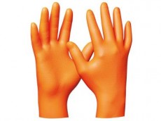 gebol védőkesztyű 1x használatos m sárga 709668 púdermentes 50 db/doboz