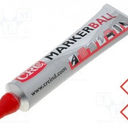crc marker ball jelölőfesték acélgolyós tubus 30161 piros víz- és hőálló