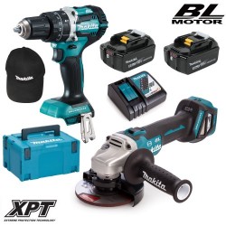 makita akkus szett dlx2272tj (dhp484z, dga513z+2x5,0ah)