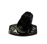 bútorgörgő ¤ 30mm forgós 2020054, ovális. fekete