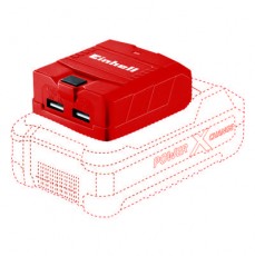 einhell usb töltő adapter te-cp 18 (4514120)