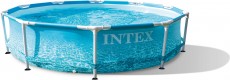 intex medence szett fémvázas 305x76 28208gn beachside