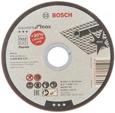 bosch vágókorong ¤125x1,0 inox 2608603171