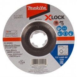 makita tisztítókorong 125x6,0 e-00393 x-lock acél