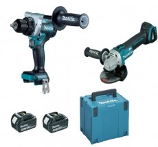 makita akkus szett dlx2430tj (dhp486,dga504+2x5,0ah)