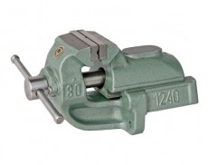 bison asztali satu  250 mm prizmás vezetékkel 1240-250